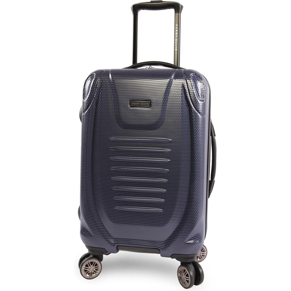 PERRY ELLIS Bauer 21" Spinner Luggage, Navy